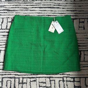 Mango Vibrant Green Mini Skirt